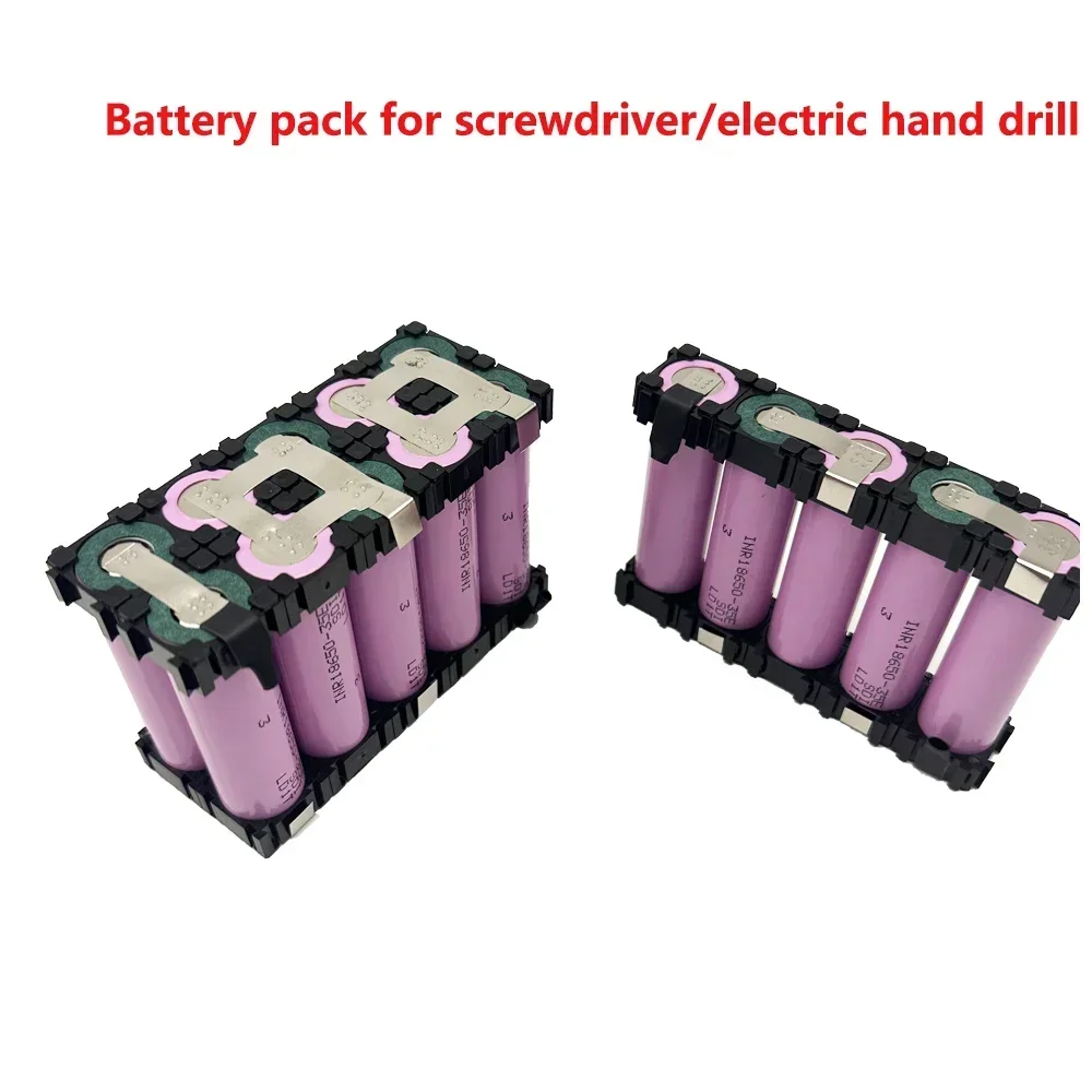 2S1P 3S2P 4S1P~5S2P 6S2P 18650-35E battery pack custom 18650-35E battery welding 3500mAh / 7000mah battery pack 7.4V to 25.2v