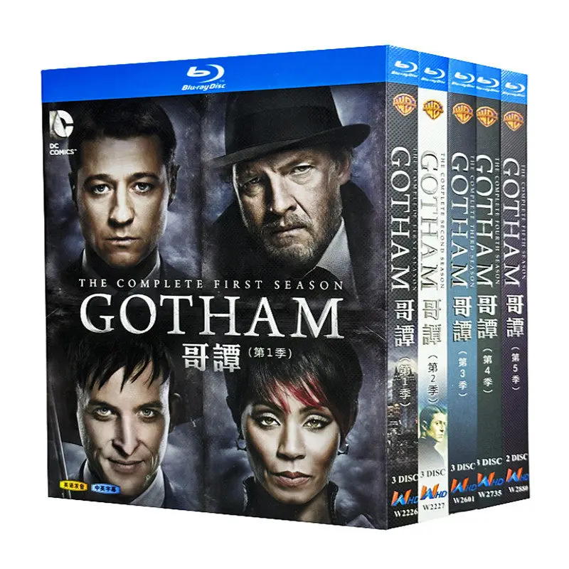 

Blu-ray Ultra HD TV Series Gotham Seasons 1–5 Box Set with English and Traditional Chinese Subtitles