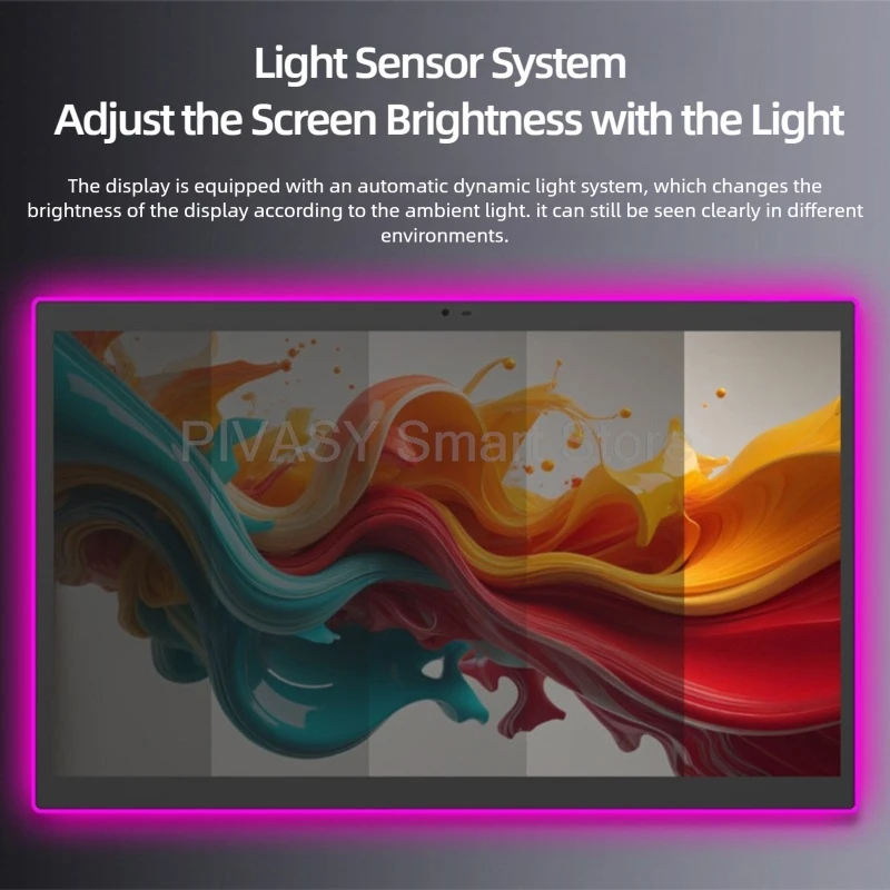 Touch Screen 10.1 Inch Wireless Casting Wall-mountable Smart TV Interactive Monitor Narrow multifunctional For Intelligent Home