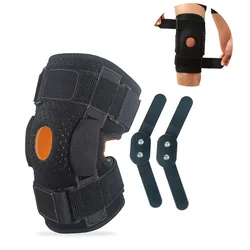 1 pz uomo donna supporto per ginocchio tutore regolabile aperto rotula ginocchiera protezione per allenamento in palestra sport artrite dolori articolari