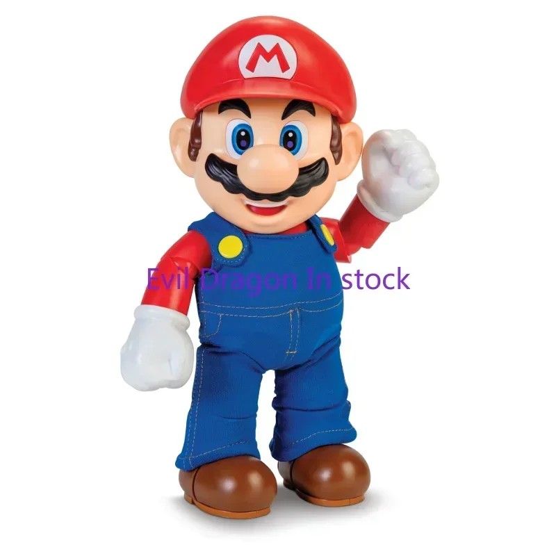 جاكس الأصلي سوبر ماريو فلاش لعبة أنيمي نموذج لجسم دمية ماريو 36 سنتيمتر يمكن أن يجعل صوتًا في المخزون