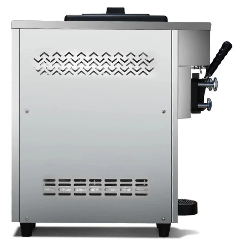 Настольная машина для приготовления мягкого мороженого с одной головкой для фруктов/маленькая конусочная машина Коммерческое автоматическое сохранение с предварительным охлаждением