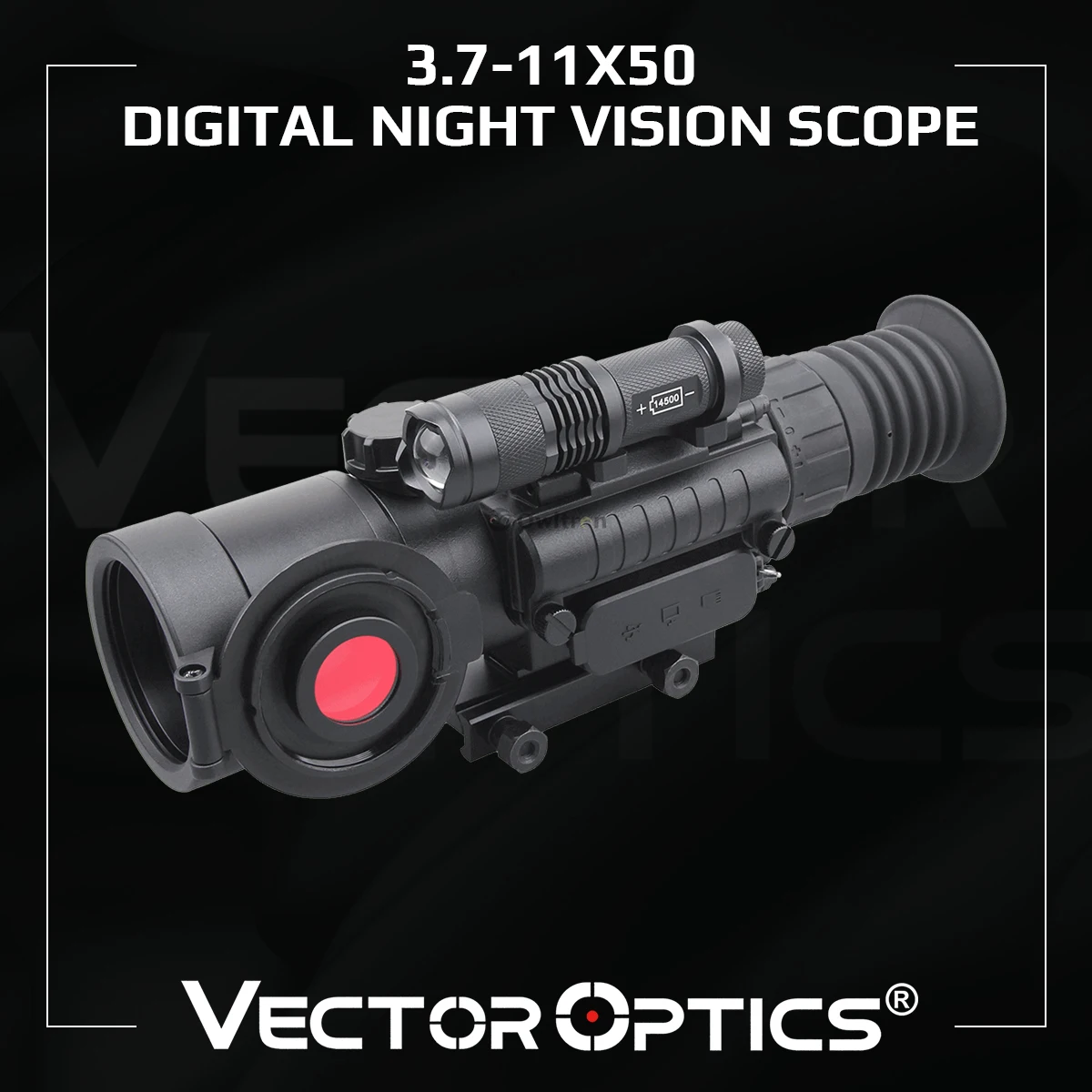 

Vector Optics 3.7-11x50 Digital Night Vision OLED Riflescope In Low Light 1/4MIL Infrared Scope For Hunting 600M Range