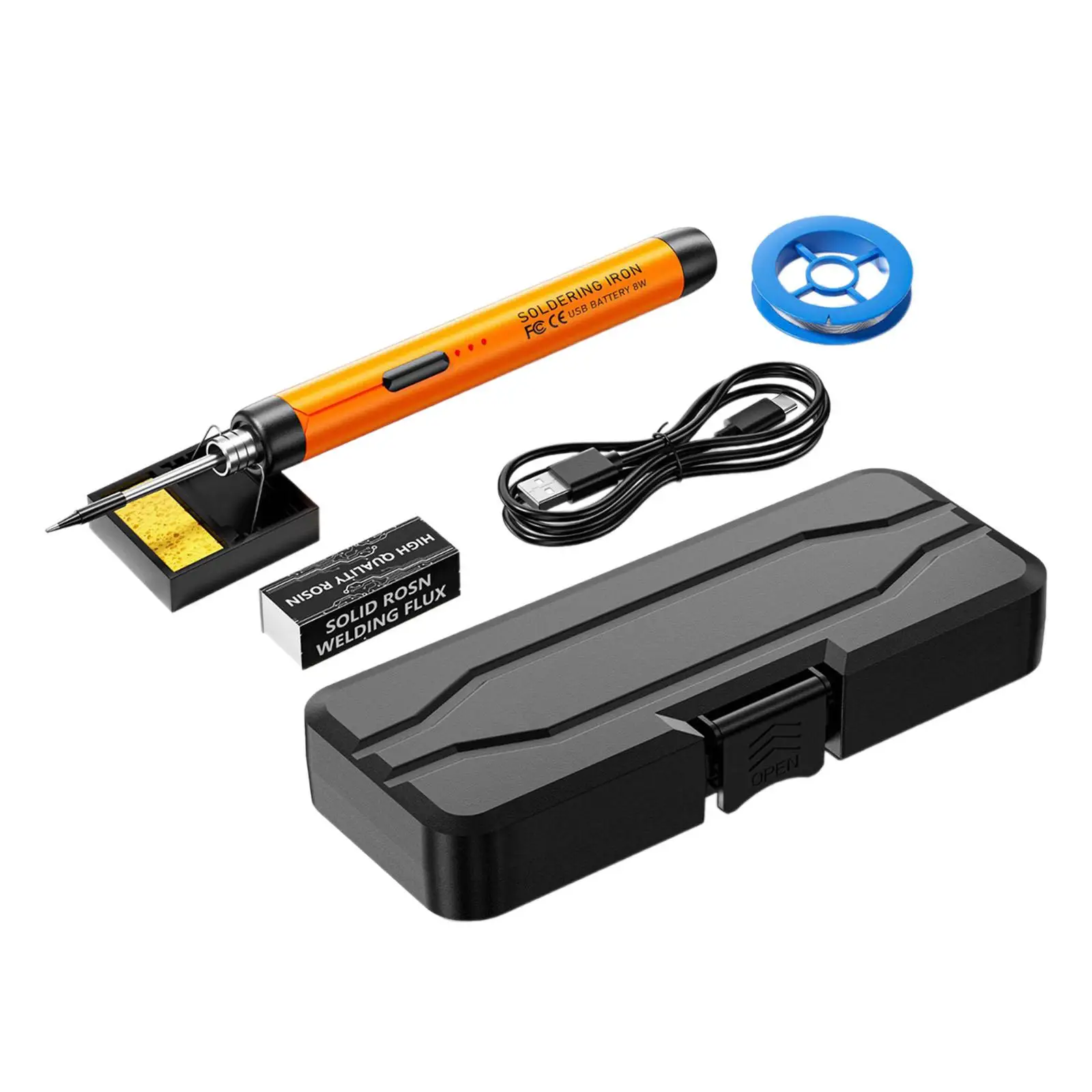 

USB-паяльник с 3-ступенчатой регулировкой температуры, электрический паяльник, инструменты для пайки, паяльная ручка для производства электроники