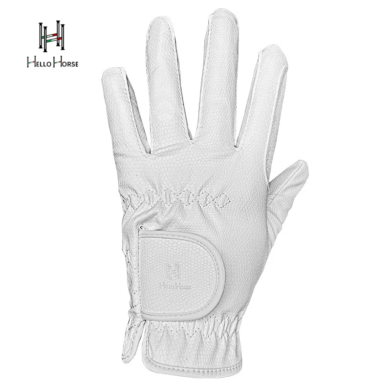 헬로 호스 승마 장갑 겨울용 플리스 안감 승마 장갑 심플 PU 플리스 안감 장갑 승마 장갑