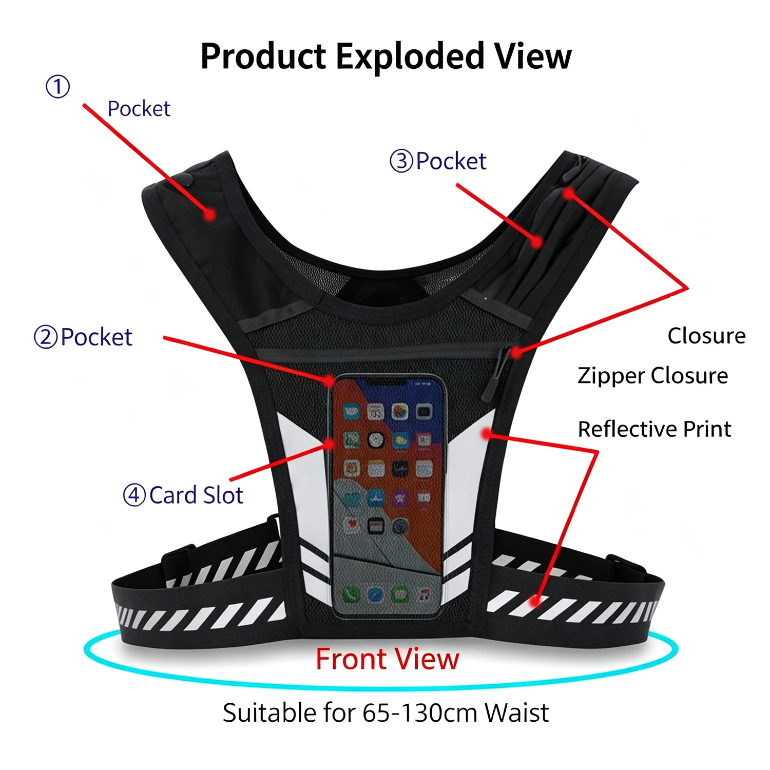 gilet-sportivo-multifunzionale-per-corsa-traspirante-riflettente-porta-telefono-da-petto-per-corsa-notturna-regolabile-per-jogging-escursionismo-e-ciclismo