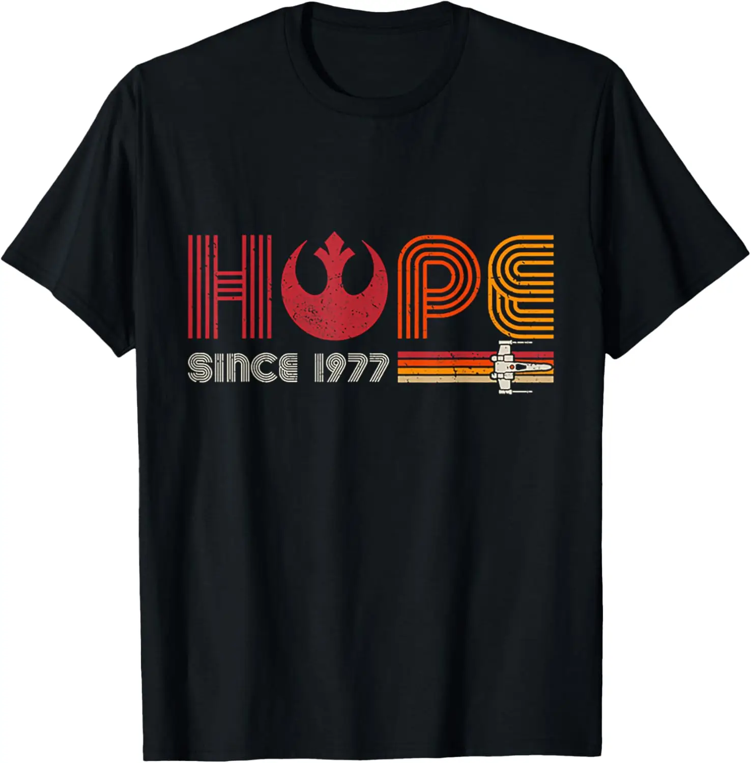 Hope Since 1977 Retro Vintage T-Shirt Print Original Design Gifts T Shirts Casual Streetwear Customizable