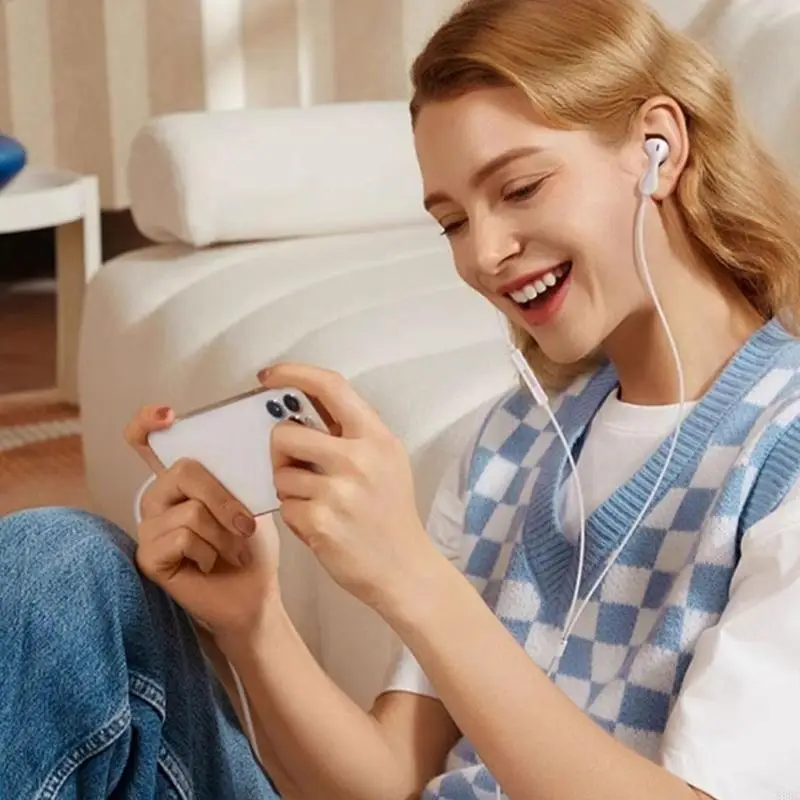 Practical 3.5mm Double Headphone Splitter Cable Sound Cable Compatibility with Mobile Devices and Sound Equipment 896C