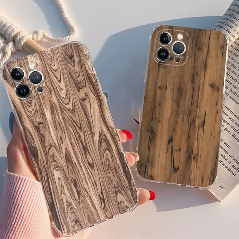 

Wood Texture Art Phone Case For iPhone XR X XS Max 14 13 Pro Max 11 12 Mini 6 7 8 plus SE 2020 Printing Cover