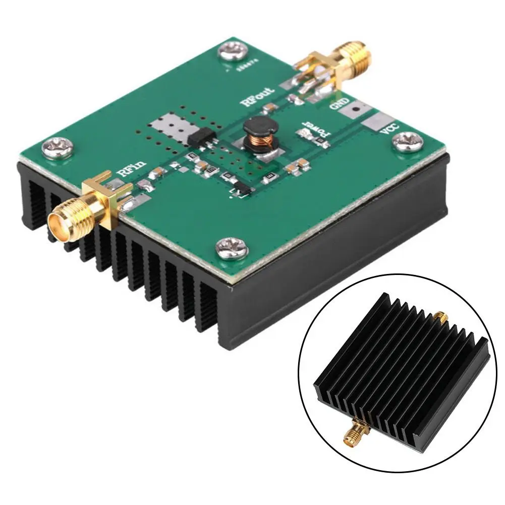 433mhz 5w placa amplificadora de potência entrada 0.1w rf amplificador de banda larga módulo amplificador de potência de sinal r