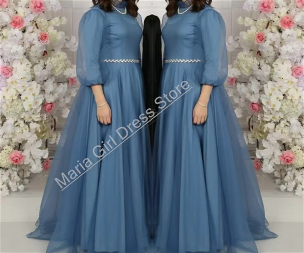 

Custom Flower Girl Dresses High Neck Long Style For Weddings Bridesmaids Prom Parties Child Birthdays Formal Event Dresses