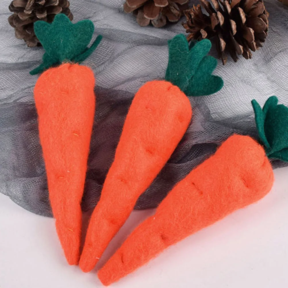 Estatua de tela nament para Festival de Pascua, decoración de zanahoria Artificial, juguete para el hogar, patio, jardín, fiesta, diseño elegante, uso práctico, 4 Uds.