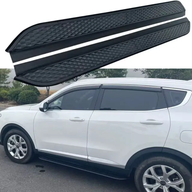 2Pcs Fixed Aluminum Running Board Side Step Pedal Nerf Bar Platform Fits for VW Volkswagen Tiguan 2018-2022