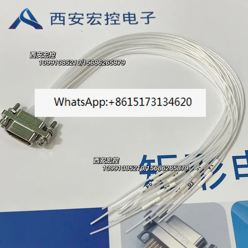J30J Rectangular Connector 15 Pin Plug Socket Male Female Terminal Block Electrical Wire Cable Connection