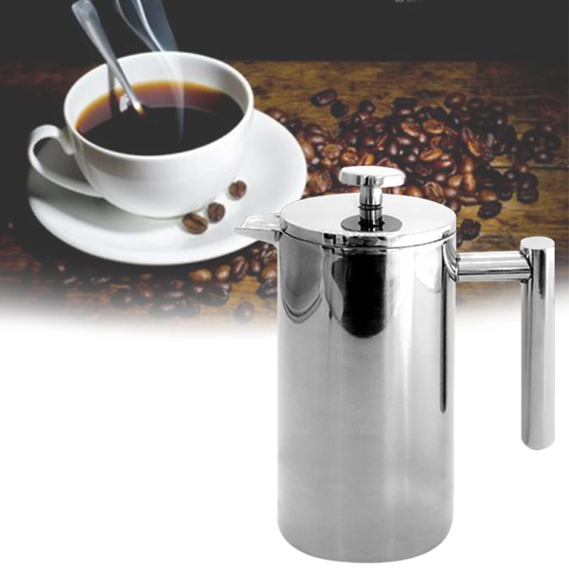 

Stainless Steel Coffee Teapot Handmade Coffee Kettle with Filter for Classic Italian Coffee