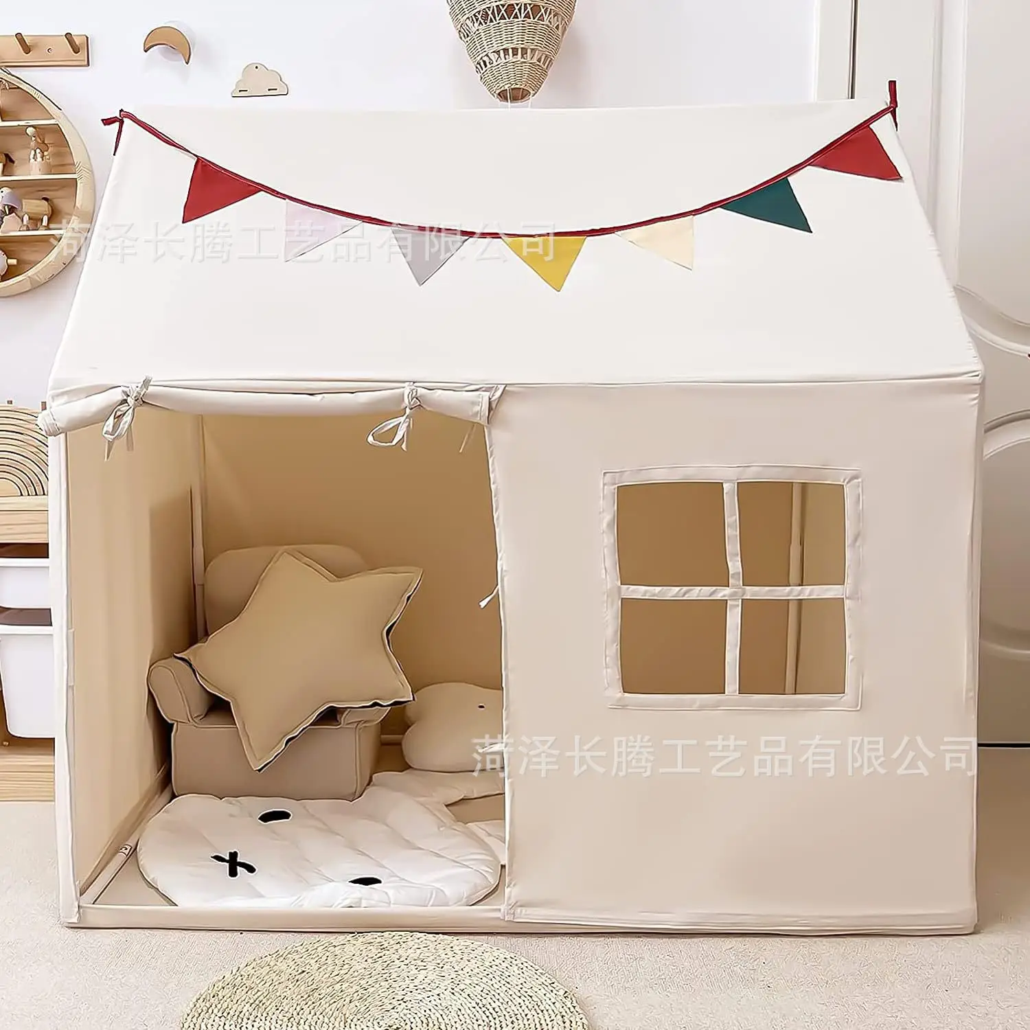 Children's Tent Indoor Play House Moveable Small House Castle Children's Toys Gift Indoor Entertainment Fence