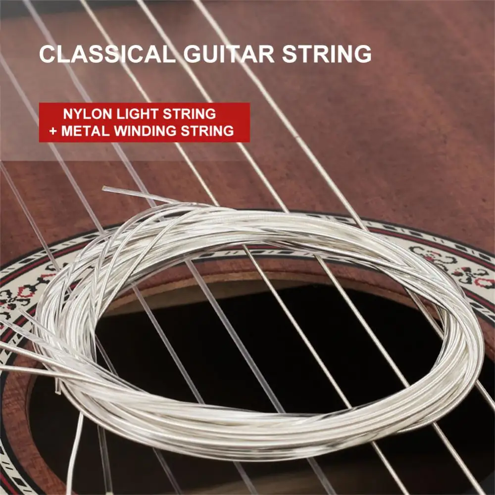 Crisp Sound Guitar Strings, Acessórios de Guitarra Profissional, Premium Versátil Instrumentos Musicais, Fácil de Instalar