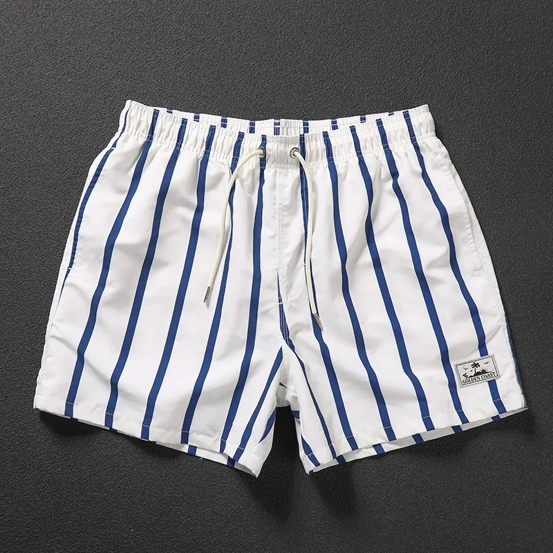 

Men's Casual Summer orts Breathable Qui Dry Beach Pants Straight Leg mid Waist Polyester Fiber Romantic Sle Faionable