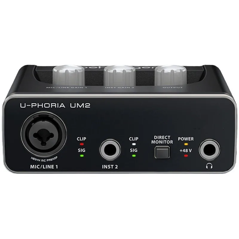 BehringerUMC202HD portable mini professional USB recording external live streaming karaoke sound card