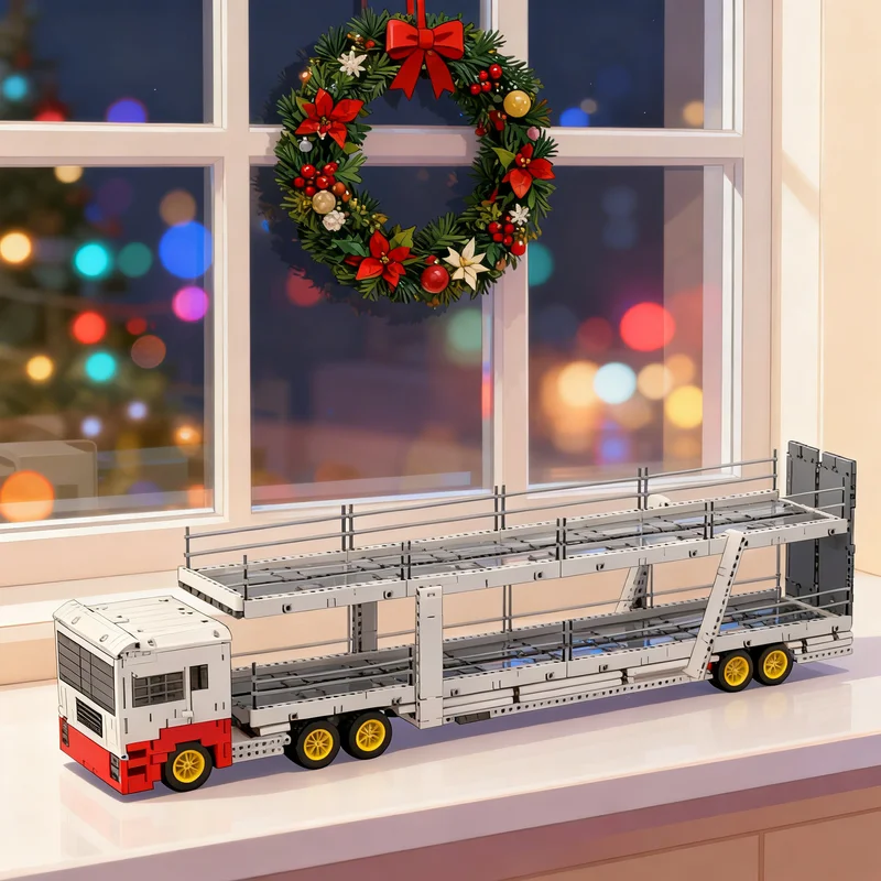 

2667pcs MOC Car Transporter Technical Model Building Blocks Construction Christmas Gifts Toy Creative DIY Idea Brick Kids Toys