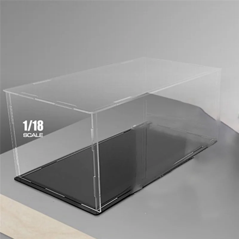 Transparent Toy Car Model Hot Dustproof Display Protection Box, Suitable for 1/18