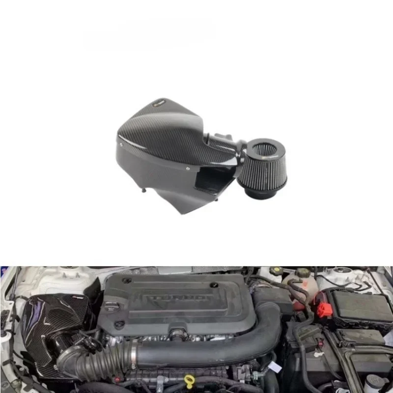 High Performance Intake System Kits Dry Carbon Fiber Cold Air Induction System Replace for Malibu XL 2.0T