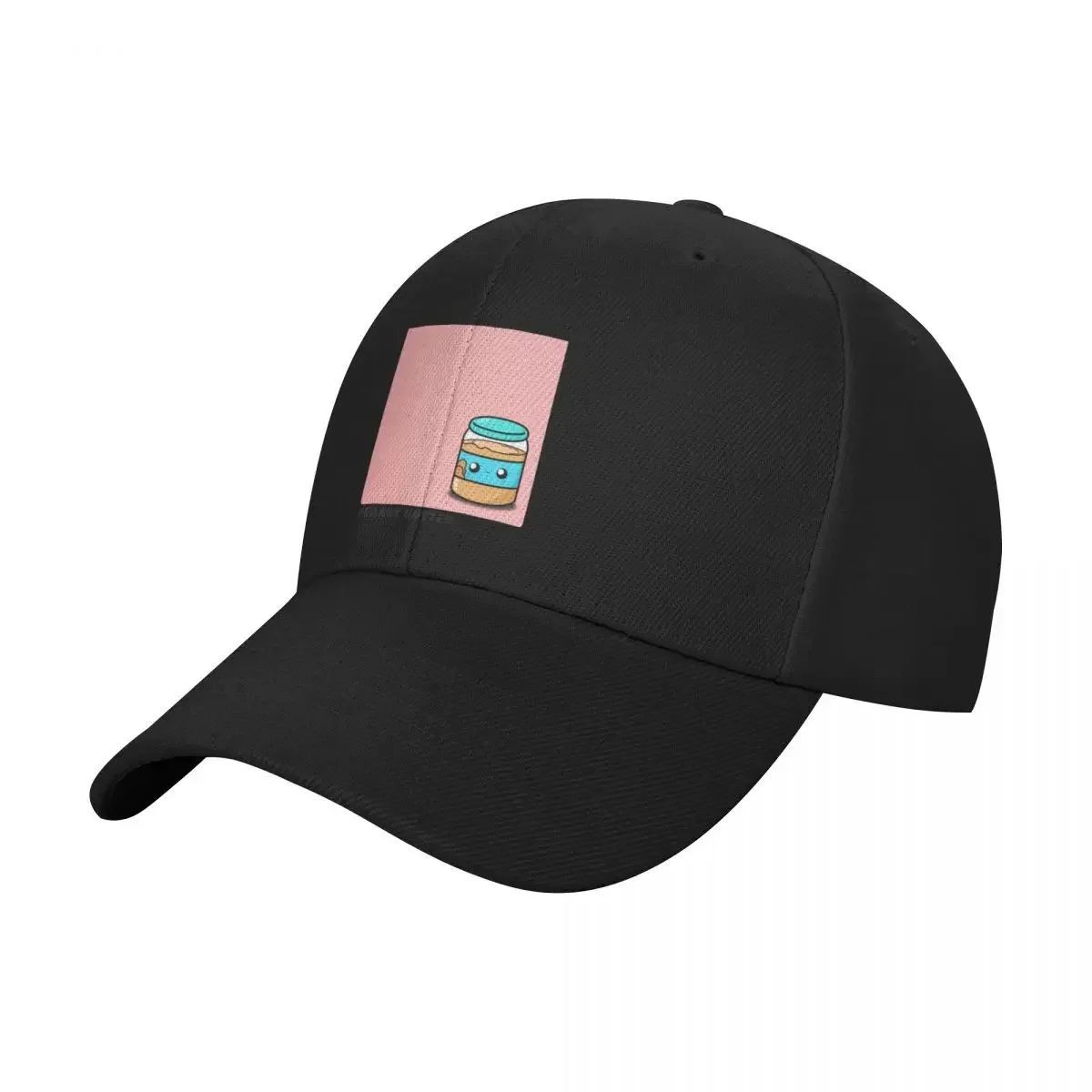 

Cute Cartoon Peanut Butter || Breakfast || Kawaii Baseball Cap Rave Sun Hat For Children foam party Hat Caps For Women Men's