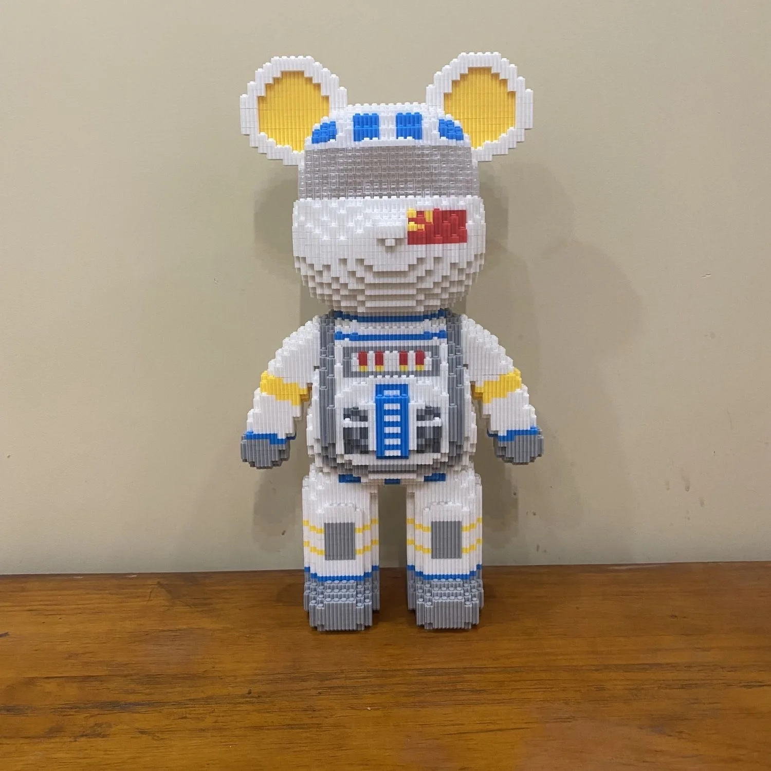 32Cm Lovelorn Bear Tiny Particles Building Block Assembly Educational Toys Boys and Girls Brain Birthday Gift Sad