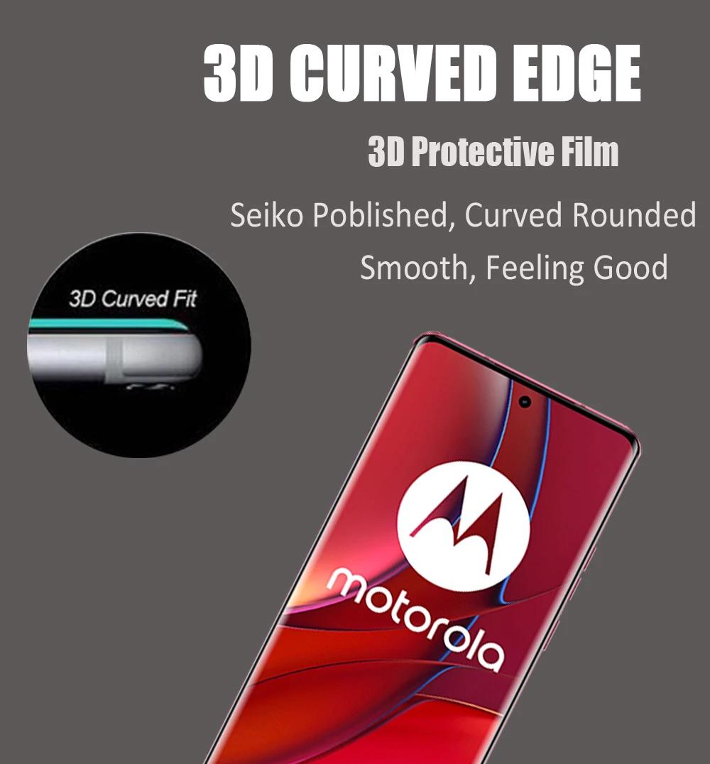 Screen Protector For Motorola Moto Edge 40 Protective Films Tempered Glass Moto Edge 40 Pro/Edge 30/Edge 30 Ultra/Edge 30 Fusion