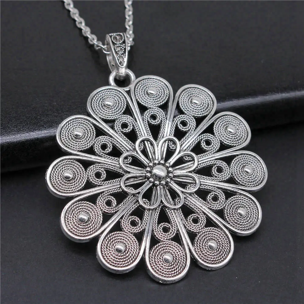 Sejuani The Flower Of Life Components Necklace For Girls Jewelry Making Supplies Popular 45 Or 70cm Long Chain