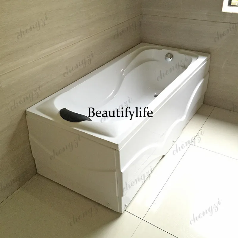 Freestanding bathtub surfing massage constant temperature heating, European-style household adult bathtub bathtub