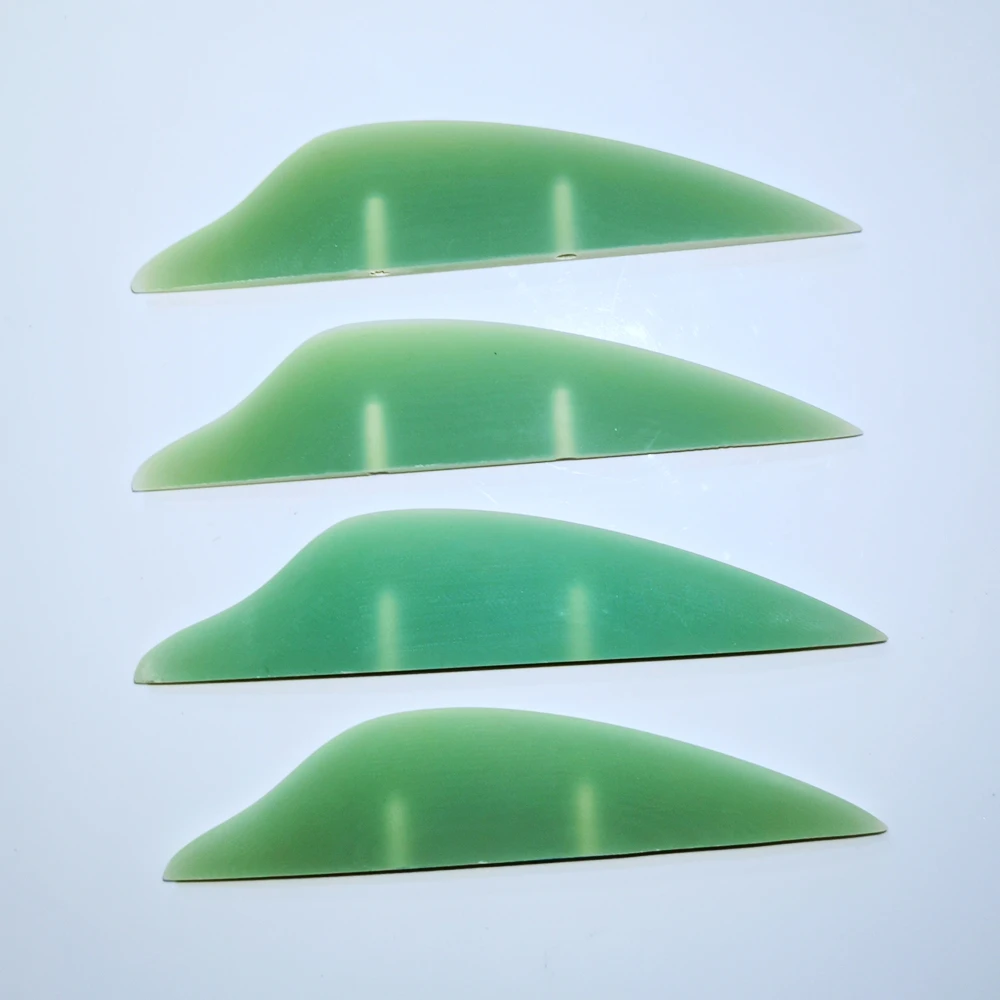 Twin-Tip Kiteboard Fins Wakeboard Fin Quad Set with Screws