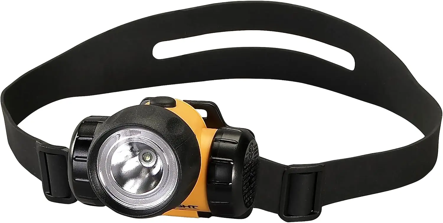 

61200 3AA HAZ-LO 270-Lumen LED Hard Hat Headlamp, Class I Div 1 Intrinsically Safe, Yellow