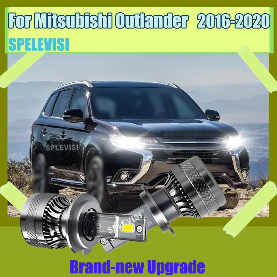 

Пара светодиодных ламп IP68 для автомобильных фар H7, высококачественные ближние фары 200 Вт для Mitsubishi Outlander 2016 2017 2018 2019 2020