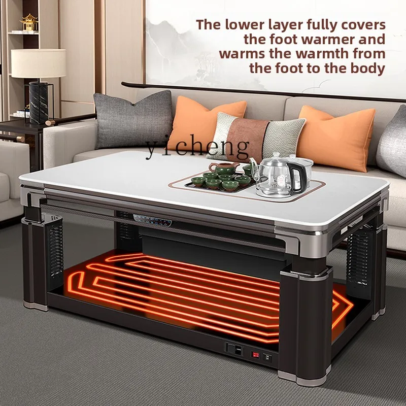 XL heating table coffee table electric heating table household living room lifting fire