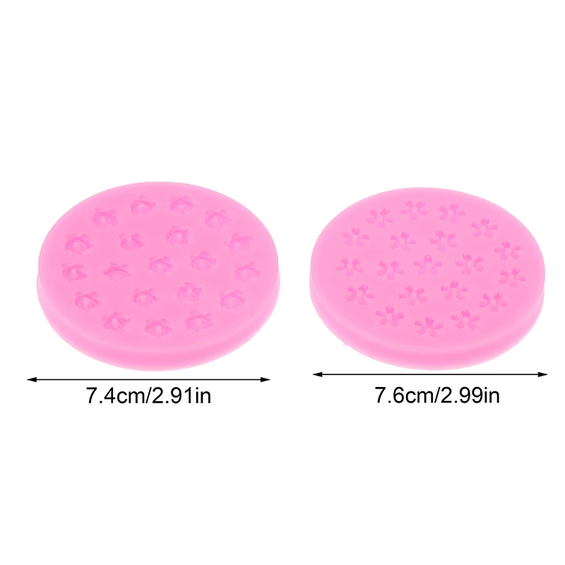 Mini 20 Holes Cherry Blossom Rose Silicone Mold DIY Flower Shaped Chocolate Fondant Dessert Flower Cake Decorative Baking Tool. view 6