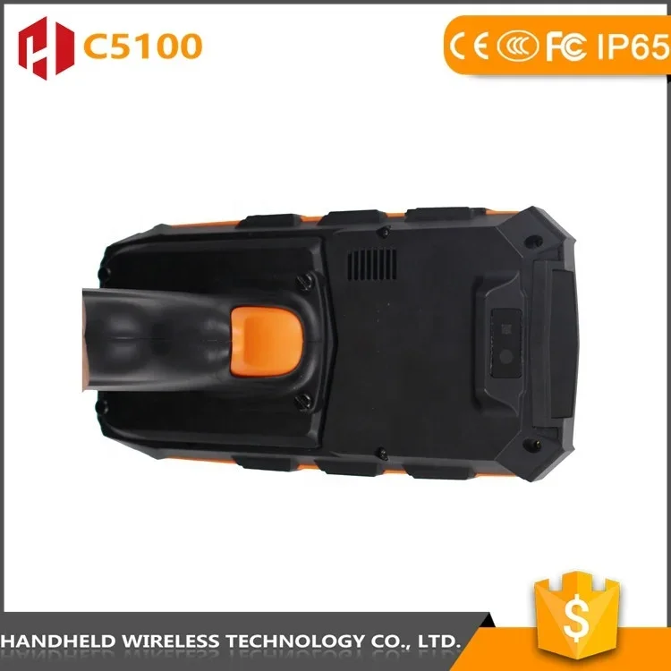 Handheld-Wirelss C5100 Rugged IP 65 Android 7.0 4G PDA with Barcode/Long Range RFID Reader and 5.0 inch Gorilla Glass 3 Screen