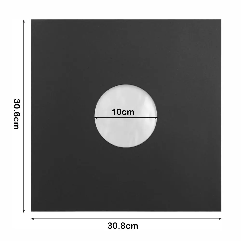 useful 7/10 inch Vinyl Records Sleeve Resealable Composite Kraft Paper Bag Vinyl Outer Sleeves Record