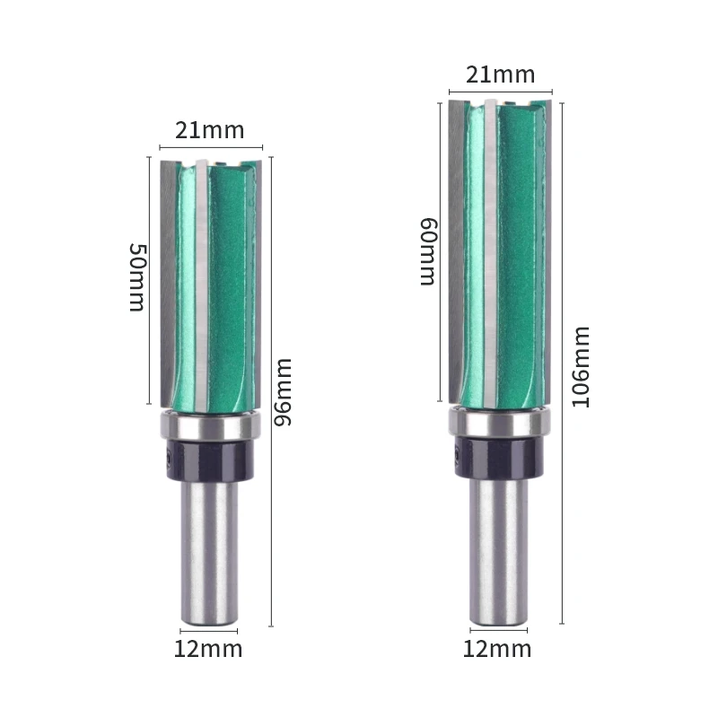 YUSUN 8MM 12MM Shank Z4 Pattern Bit Router Bit fresa per la lavorazione del legno per fresa frontale fresa in metallo duro fresa