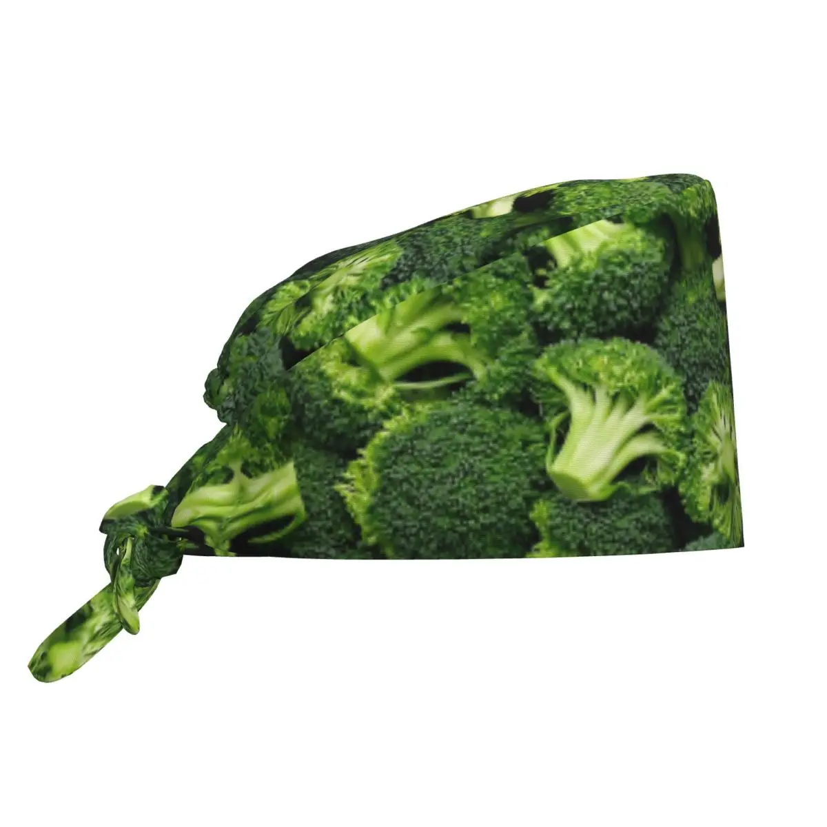 Broccoli Scrub Hats Retro Farming Vegetable Operator Nursing Caps Pet Grooming Agency Vet Medical Working Hats Cap