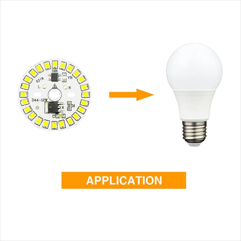 DIY 220 فولت الأضواء الباردة الأبيض الكاشف ضوء رقاقة IC LED الفول LED لمبة مصباح SMD2835