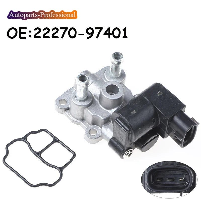 Valve de contrôle de l'air de ralenti de voiture, 2227097401 22270-97401 2227016110 2227011020 22270-16110 pour Suzuki estime Toyota Terios