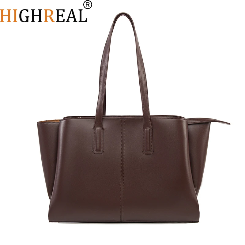 

Vintage Women's Tote Bag New Korean Version Large Capacity Simple Commuting Bag Fashionable and Versatile Single Shoulder Bag