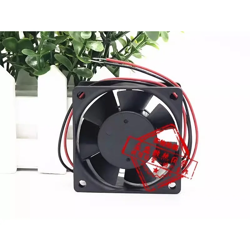 D+ For Delta DFB0612H 1PCS DC12V 0.15A 6CM 2-Wire Dual-Ball Power Supply Cooling Fan 6025