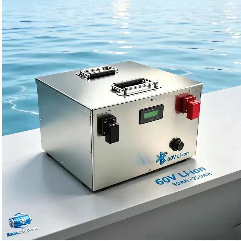 60V High‑Capacity Li‑ion Battery 30Ah‑330Ah, Integrated BMS & Charger, Stable Power Storage Unit for 1‑5KW Solar Inverter Off‑Gr