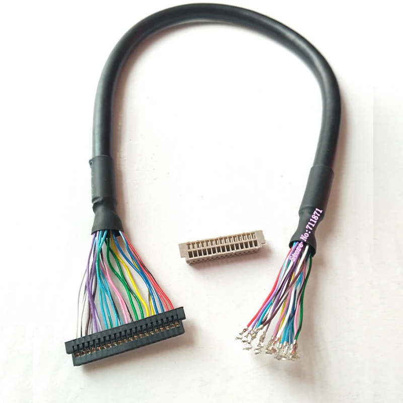 20P FI-S20S to DF13-30DS-1.25 LCD Screen Adapter Cable Line 20Pin FI S20S to 30 Pin DF13 30DS DIY Screen Line Cable Wire Cord