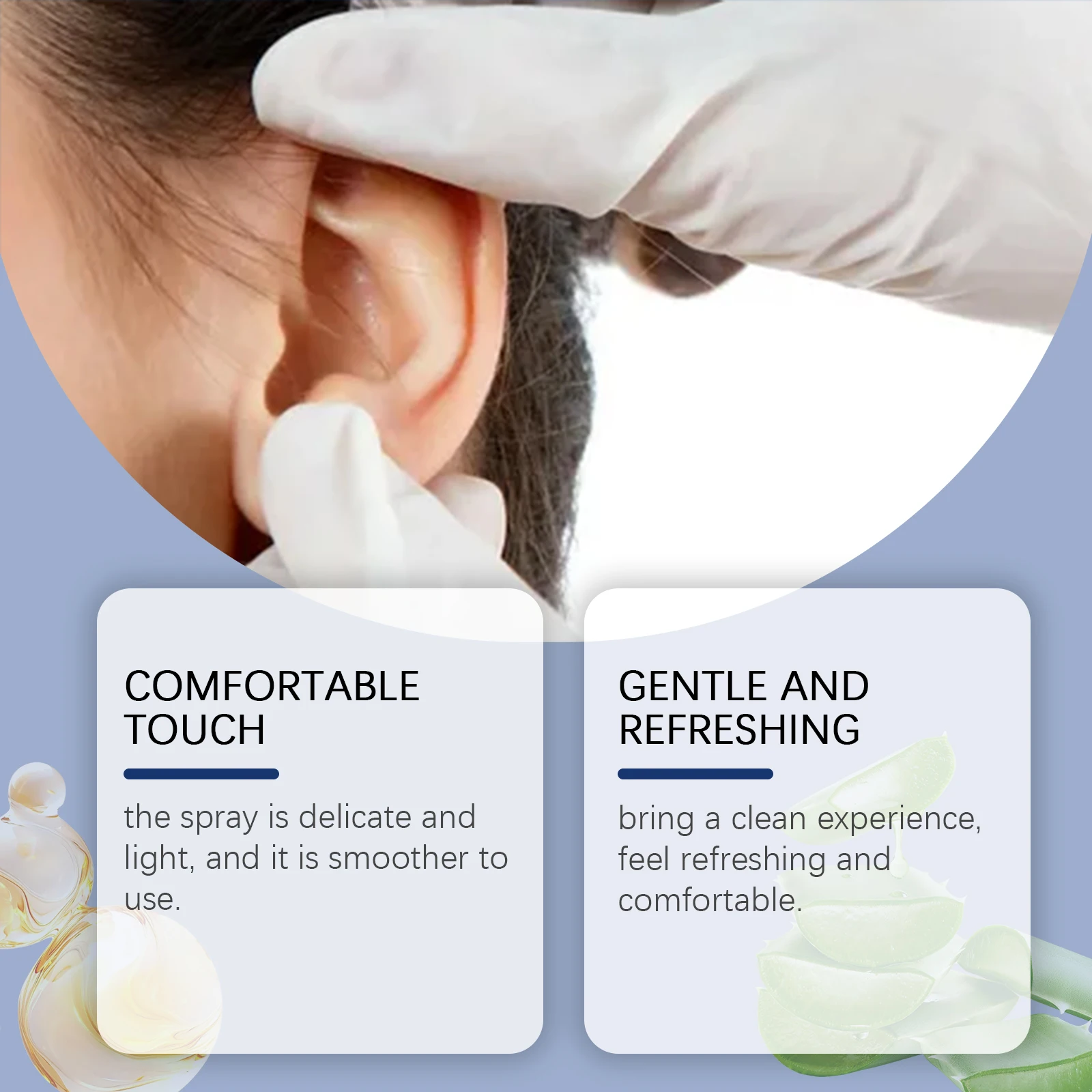 رذاذ علاج رنين الأذن يقلل من ضغط الأذن ويخفف الصداع وتحسين الاستماع ويمنع الصمم ومضاد لقطع الأذن