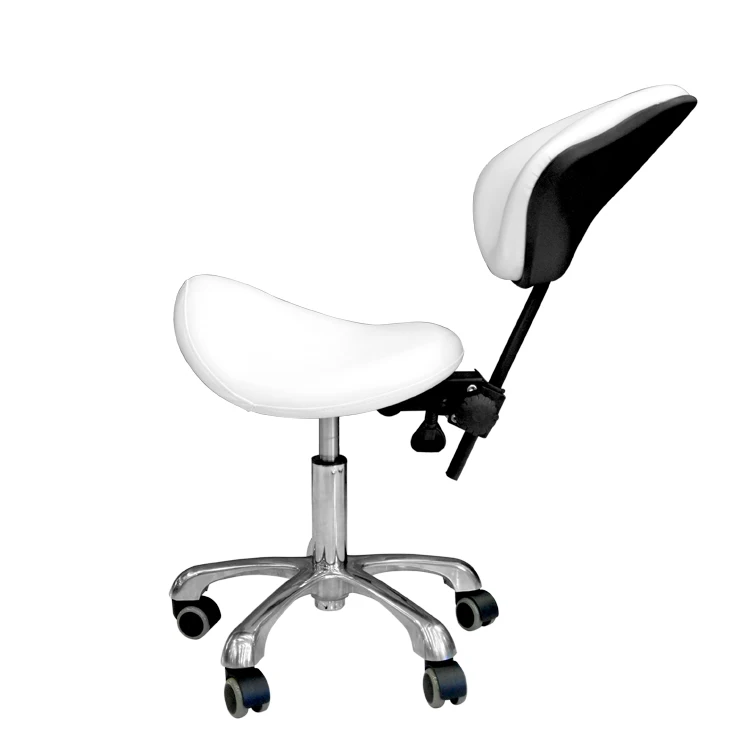 Saddle Stool Massage Rolling Work Chair For Beauty Salon Kitchen Spa Adjustable Hydraulic Stool On Wheels