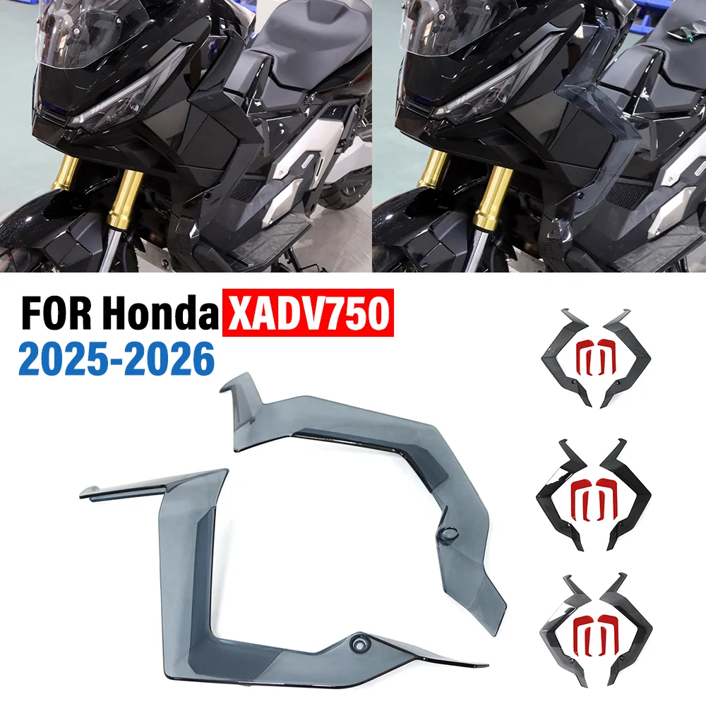 

Для Honda XADV750 XADV 2025-2026 мотоциклетные боковые дефлекторы, спойлер, боковое лобовое стекло, фиксированная полоса, режущий ветрозащитный щиток для ног