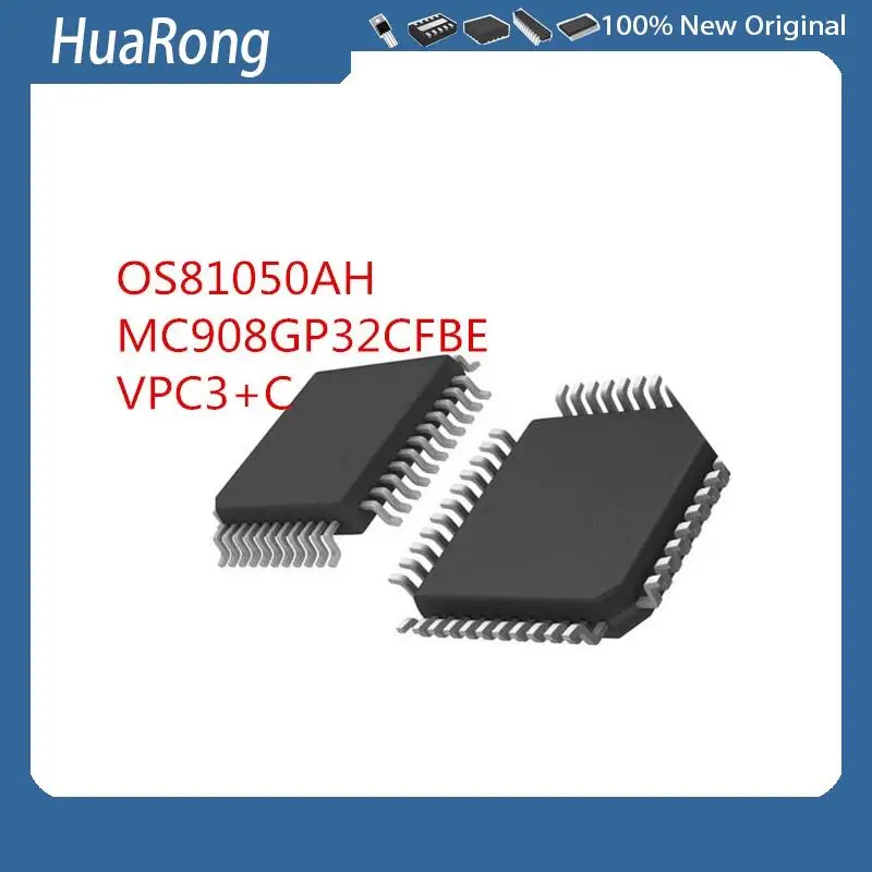 2PCS/LOT OS81050AH J794 MC908GP32CFBE OM14Z MC908GP32 VPC3+C VPC3 QFP44